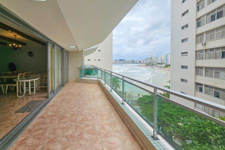 varanda  de apartamento para alugar com 4 quartos, 250m² em Centro, Guarujá
