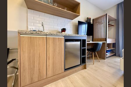 Studio para alugar com 22m², 0 quarto e sem vaga Studio para alugar com 22m², 0 quarto e sem vagaCozinha