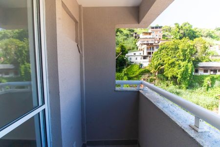 Varanda da Sala de apartamento para alugar com 2 quartos, 60m² em Santa Rosa, Niterói