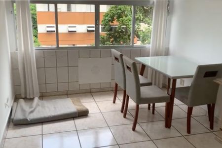 Sala de apartamento para alugar com 2 quartos, 87m² em Encruzilhada, Santos