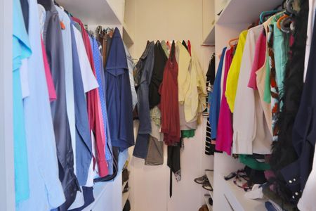 Apartamento à venda com 76m², 3 quartos e 2 vagasCloset do quarto 1