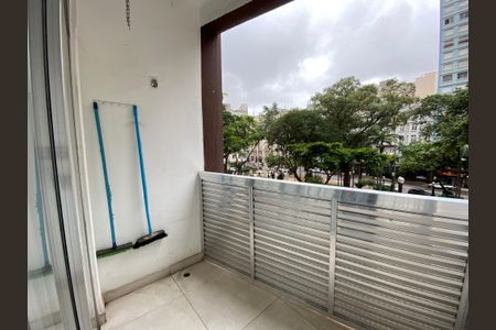 Varanda de apartamento à venda com 1 quarto, 40m² em Santa Ifigênia, São Paulo