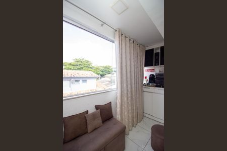 Varanda da Sala de apartamento para alugar com 3 quartos, 71m² em Alvorada, Contagem