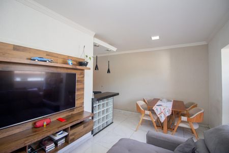 Sala de apartamento para alugar com 3 quartos, 71m² em Alvorada, Contagem