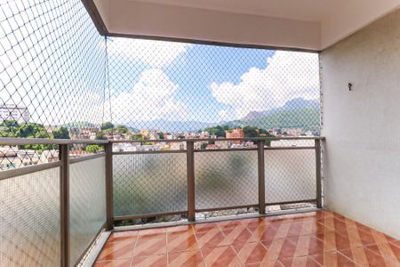 Varanda da Sala de apartamento para alugar com 2 quartos, 68m² em Méier, Rio de Janeiro