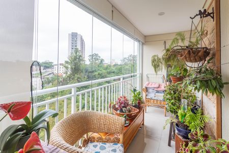 Varanda da sala  de apartamento à venda com 3 quartos, 114m² em Centro, Diadema