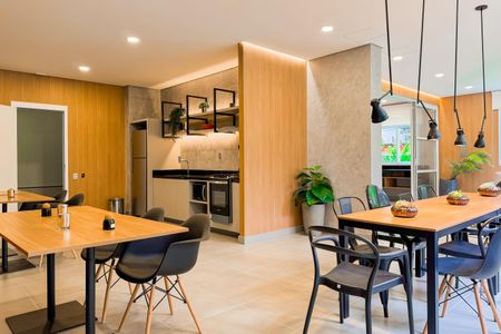 Apartamento para alugar com 34m², 1 quarto e sem vagaSalão de Festas