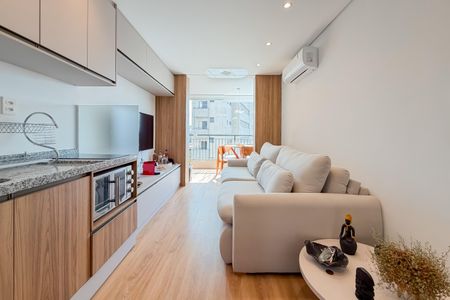 Sala de apartamento para alugar com 1 quarto, 34m² em Vila Mariana, São Paulo