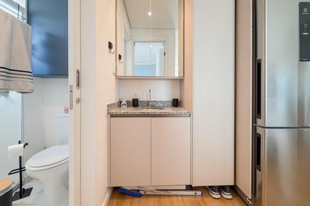 Apartamento para alugar com 34m², 1 quarto e sem vagaBanheiro