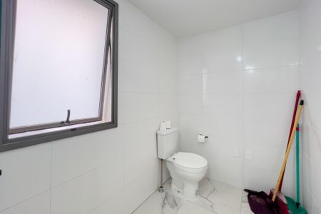 Banheiro de kitnet/studio à venda com 1 quarto, 29m² em Jardim Aurelia, São Paulo