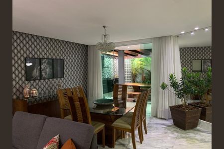 Sala de casa de condomínio para alugar com 3 quartos, 390m² em Rosa dos Ventos, Vespasiano