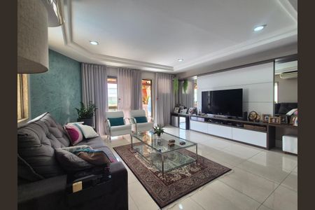 Sala  de apartamento à venda com 3 quartos, 195m² em Recreio dos Bandeirantes, Rio de Janeiro