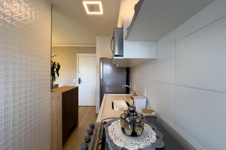 Apartamento para alugar com 49m², 2 quartos e 1 vagaCozinha e área de serviço 