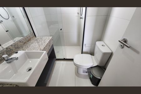 Banheiro  de kitnet/studio para alugar com 1 quarto, 37m² em Rio Vermelho, Salvador