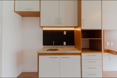 Cozinha de kitnet/studio para alugar com 1 quarto, 25m² em Ipiranga, São Paulo