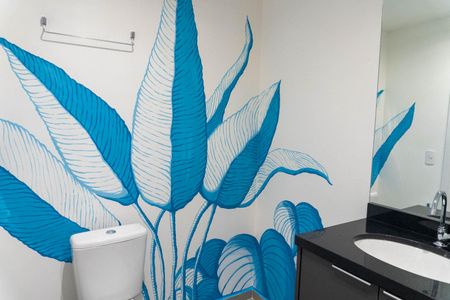 Banheiro de kitnet/studio à venda com 1 quarto, 24m² em Vila da Saúde, São Paulo