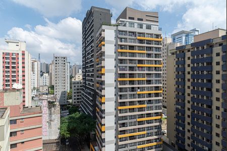 Studio para alugar com 24m², 1 quarto e sem vaga Studio para alugar com 24m², 1 quarto e sem vagaVista da Varanda do Quarto