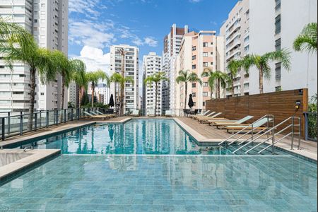Studio para alugar com 24m², 1 quarto e sem vaga Studio para alugar com 24m², 1 quarto e sem vagaÁrea comum - Piscina