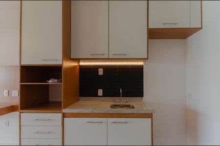 Cozinha de kitnet/studio para alugar com 1 quarto, 25m² em Ipiranga, São Paulo
