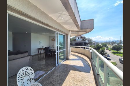 Varanda  de apartamento para alugar com 4 quartos, 380m² em Recreio dos Bandeirantes, Rio de Janeiro