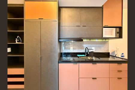 Studio para alugar com 24m², 1 quarto e sem vagaCozinha 