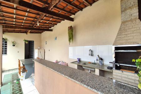 Área comum - Churrasqueira de casa para alugar com 3 quartos, 155m² em Vila Georgina, Campinas