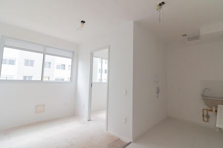 Sala - Cozinha de apartamento para alugar com 2 quartos, 32m² em Jardim Gilda Maria, São Paulo
