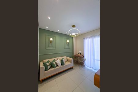 Sala de apartamento para alugar com 1 quarto, 38m² em Boqueirão, Praia Grande