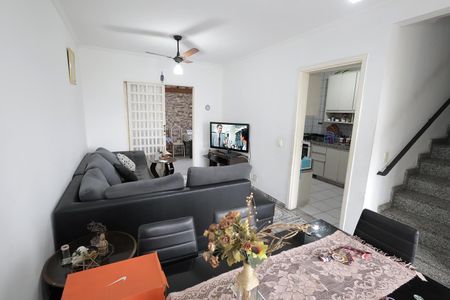 Sala de casa de condomínio à venda com 3 quartos, 120m² em Vila Metalúrgica, Santo André