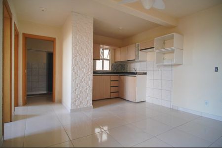 Sala/Cozinha de apartamento à venda com 2 quartos, 49m² em Campina, São Leopoldo