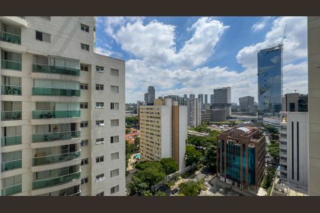 Vista da Sacada de apartamento para alugar com 1 quarto, 37m² em Santo Amaro, São Paulo