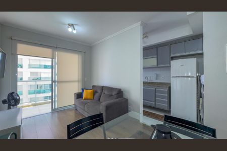 Sala de apartamento para alugar com 1 quarto, 37m² em Santo Amaro, São Paulo