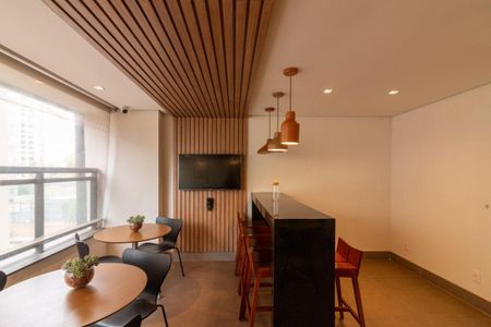 Studio à venda com 32m², 1 quarto e sem vagaÁrea gourmet