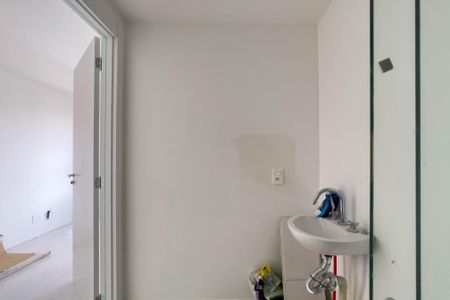 Banheiro de kitnet/studio à venda com 1 quarto, 27m² em Ipiranga, São Paulo