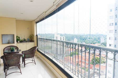 Sacada da Sala de apartamento à venda com 4 quartos, 142m² em Vila Alexandria, São Paulo