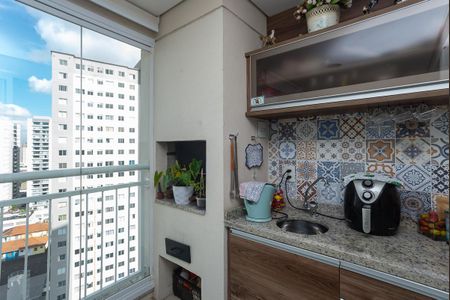 Varanda Gourmet de apartamento à venda com 2 quartos, 65m² em Barra Funda, São Paulo