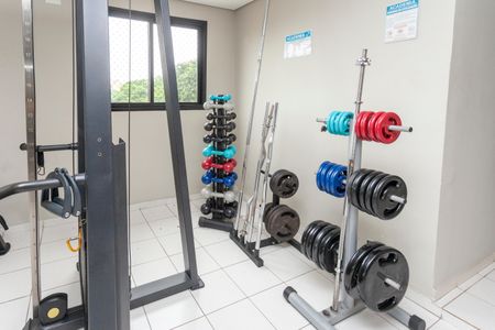 Apartamento à venda com 69m², 2 quartos e 3 vagasÁrea comum - Academia