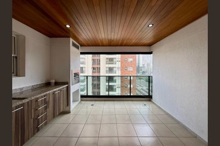 Varanda  de apartamento para alugar com 3 quartos, 105m² em Jardim Caravelas, São Paulo
