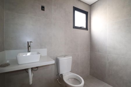Banheiro Quarto 1 suíte de casa à venda com 3 quartos, 156m² em Vila Camilópolis, Santo André