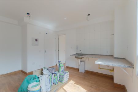 Sala/Cozinha de apartamento à venda com 2 quartos, 34m² em Sé, São Paulo