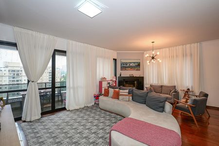 Sala de apartamento à venda com 4 quartos, 190m² em Vila Andrade, São Paulo