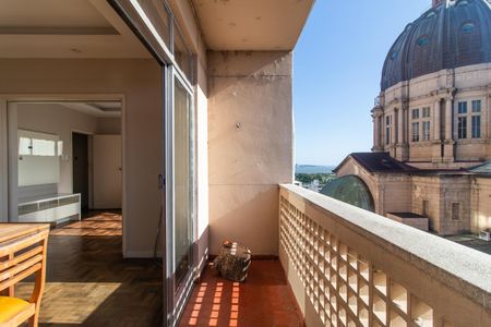 Varanda da Sala de apartamento à venda com 3 quartos, 170m² em Centro Histórico, Porto Alegre
