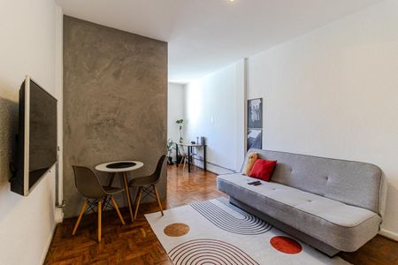 Sala de apartamento para alugar com 1 quarto, 33m² em Vila Buarque, São Paulo