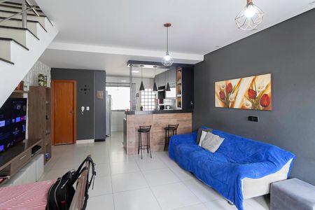 Sala de apartamento à venda com 2 quartos, 122m² em Parque Xangri-lá, Contagem