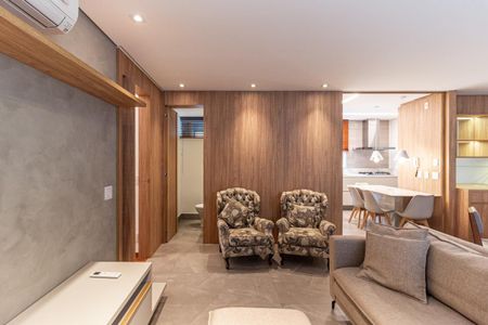 Sala de apartamento para alugar com 3 quartos, 123m² em Santa Cecilia, São Paulo