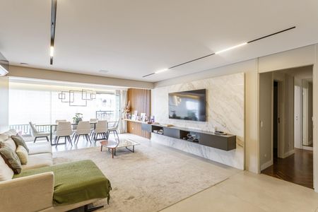 Sala de apartamento à venda com 3 quartos, 149m² em Indianópolis, São Paulo