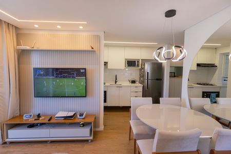 Sala de estar - Sala de jantar de apartamento à venda com 2 quartos, 42m² em Vila Isa, São Paulo