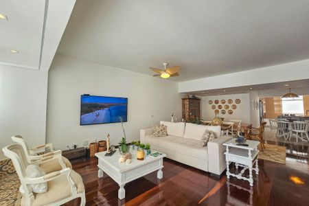 Sala de apartamento para alugar com 3 quartos, 200m² em Pitangueiras, Guarujá