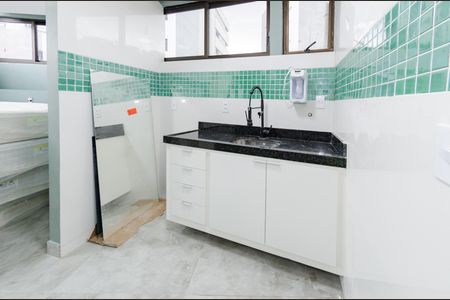 Cozinha de kitnet/studio para alugar com 1 quarto, 28m² em Minas Brasil, Belo Horizonte