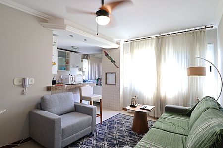Sala de apartamento à venda com 1 quarto, 43m² em Jardim Botânico, Porto Alegre